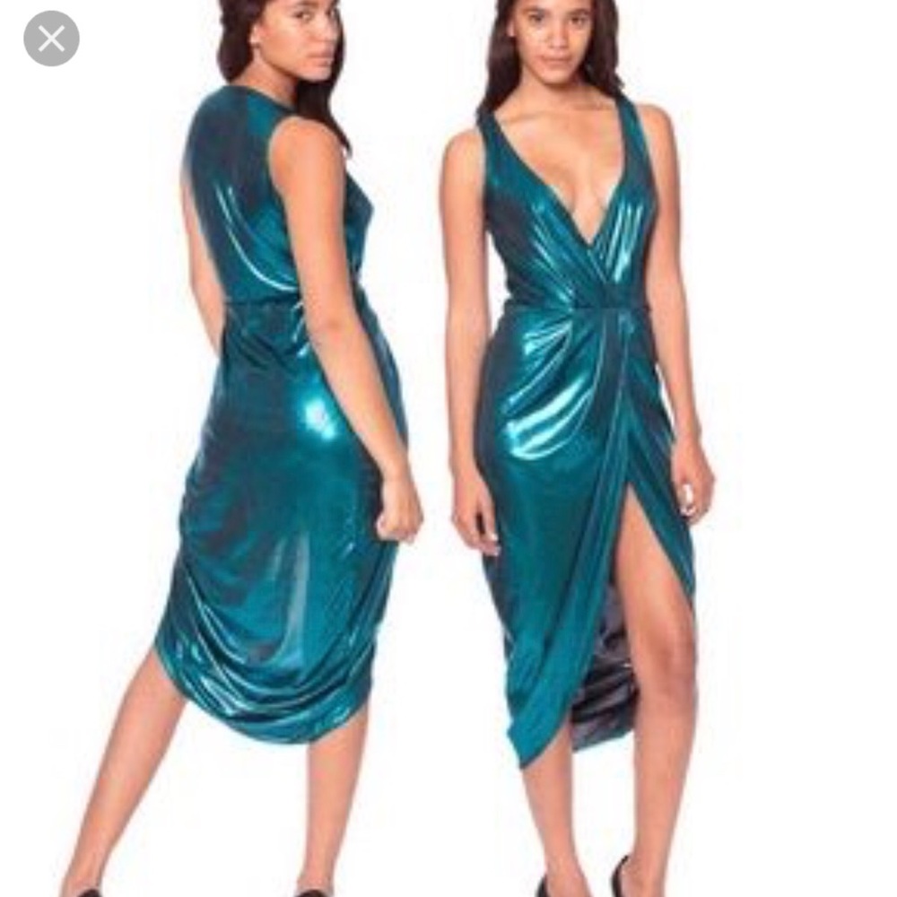 American Apparel METALLIC Siren Dress | NEVER WORN